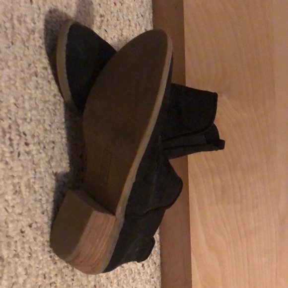 Black Report Suede Ankle Boots - Picture 5 of 5